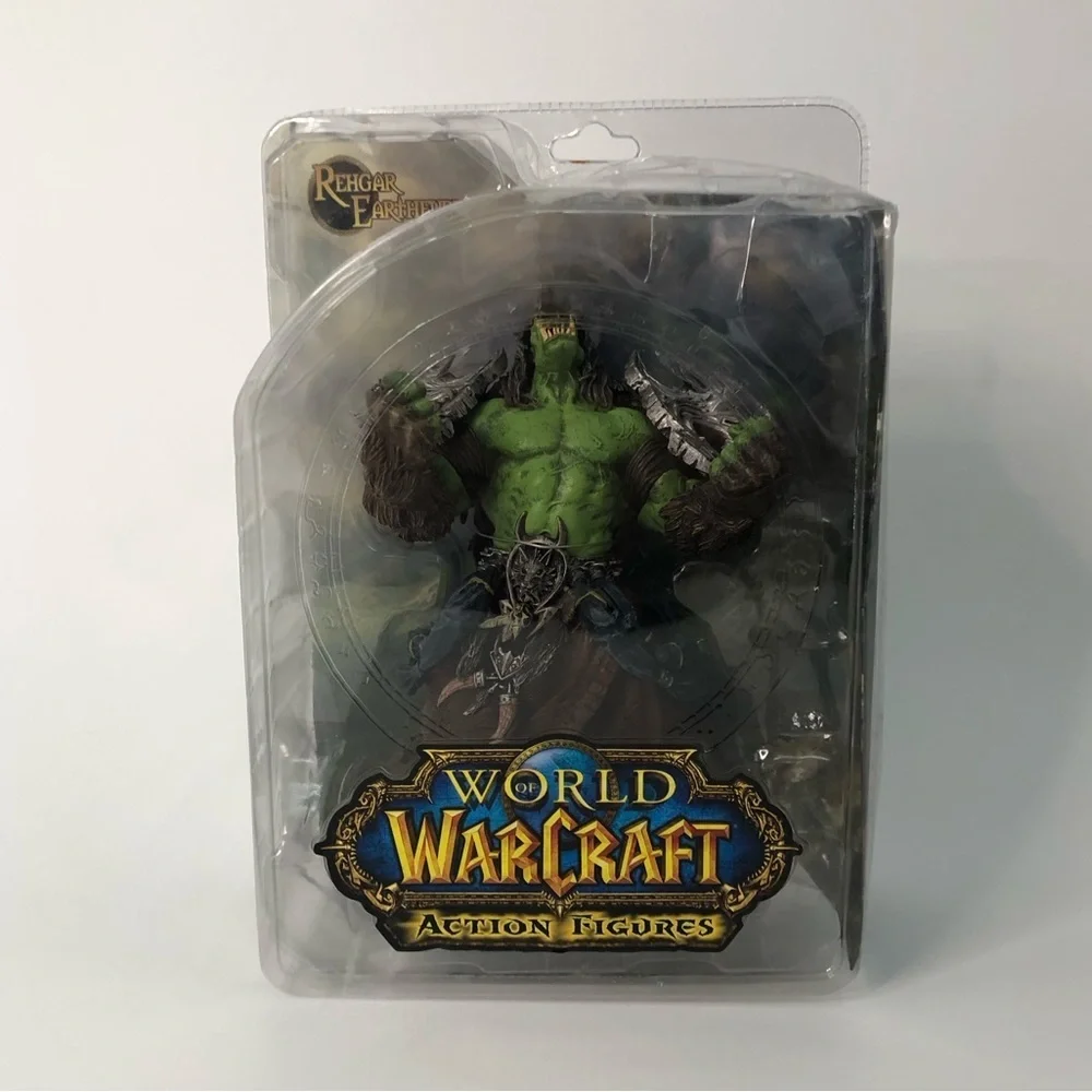 World Of Warcraft Series 1 Orc Shaman Rehgar Earthfury Figure Figurine 2007